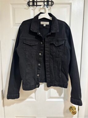 Calvin Klein Jeans Black Denim Trucker Jacket